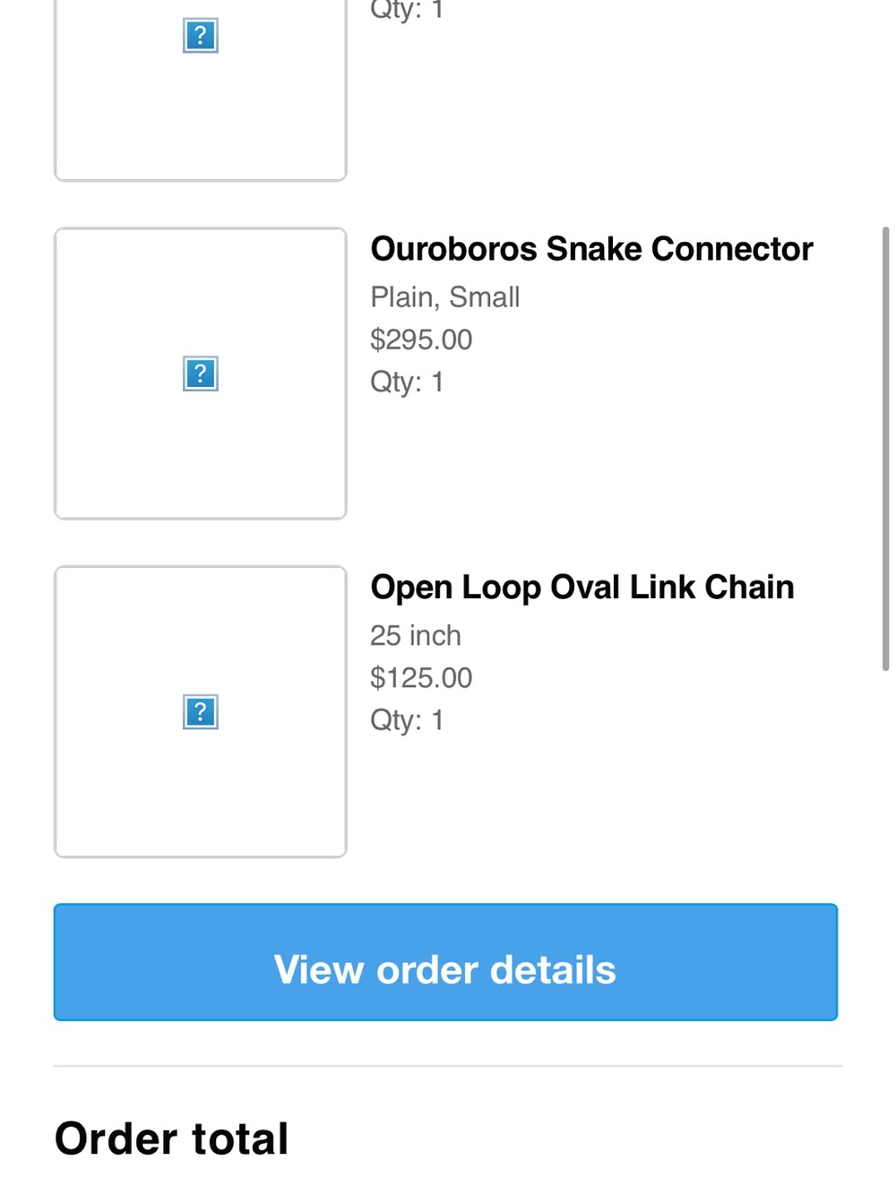 KatMojo Ouroboros Snake Connector - Gold - Picture 2 of 5